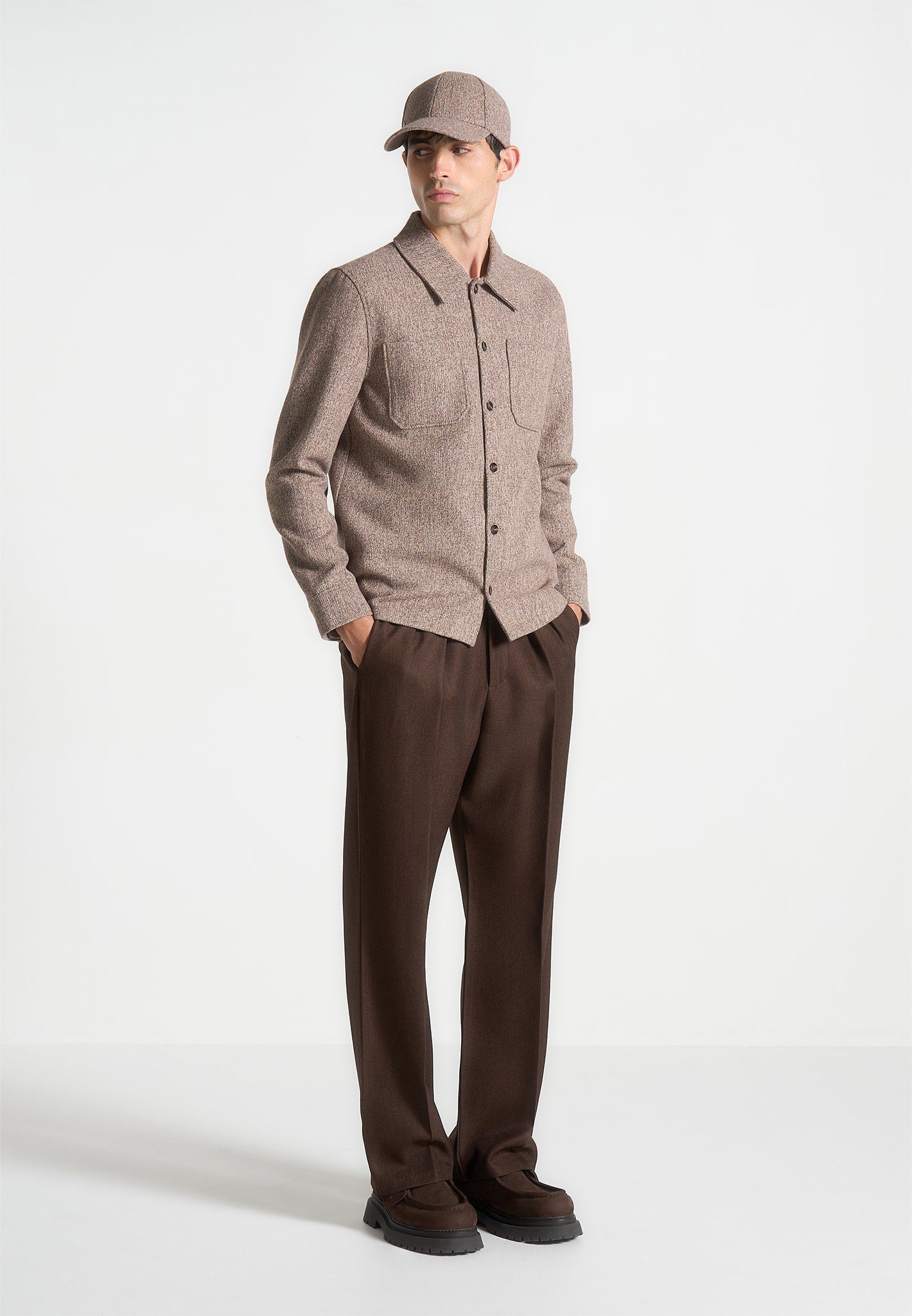 Melange Cap - Taupe